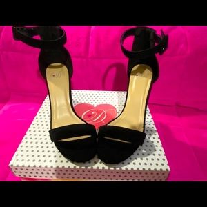 EUC 4 Inch Faux Suede High Heels